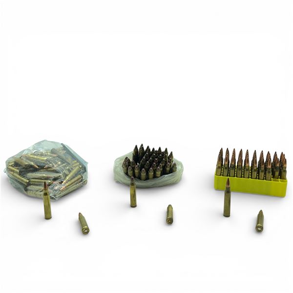 Reloaded 223 Rem Blanks and Ammunition, Approx 165 Rounds