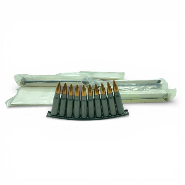 Caina Company 7.62 X 39 mm FMJ Ammunition on Stripper Clips, 60 Rounds