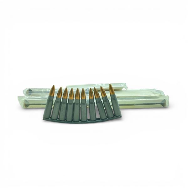 Caina Company 7.62 X 39 mm FMJ Ammunition on Stripper Clips, 60 Rounds