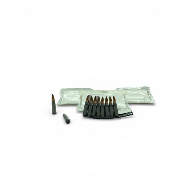 Caina Company 7.62 X 39 mm FMJ Ammunition on Stripper Clips, 60 Rounds