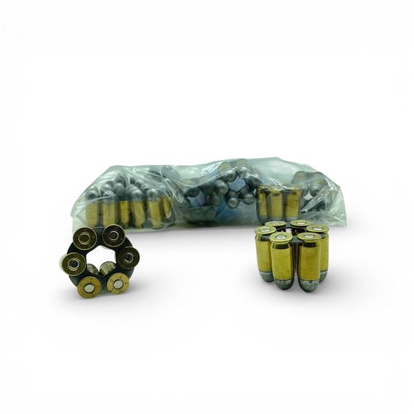 Assorted Reloaded 45 ACP Ammunition on Moon Clips, Approx 60 Rounds