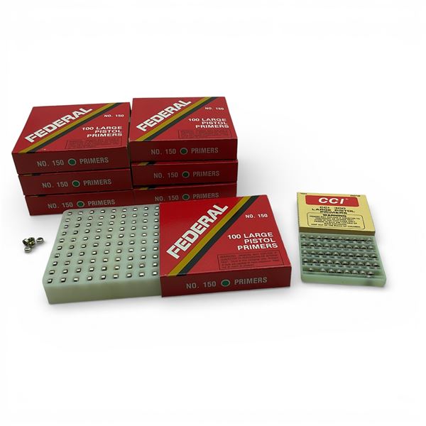 Large Pistol Primers, Approx 735 Qty