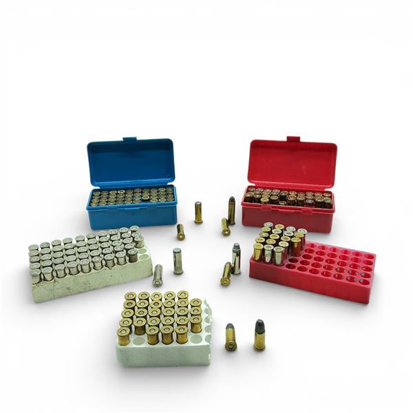 Assorted Reloaded 38 Special Ammunition and Cases, Approx 195 Rounds