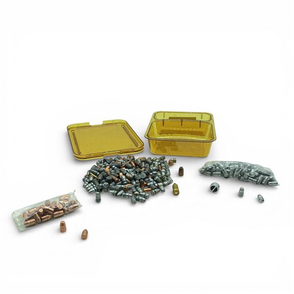 Assorted Home Cast Projectiles, Most for Handguns, Approx 5.5 Lbs