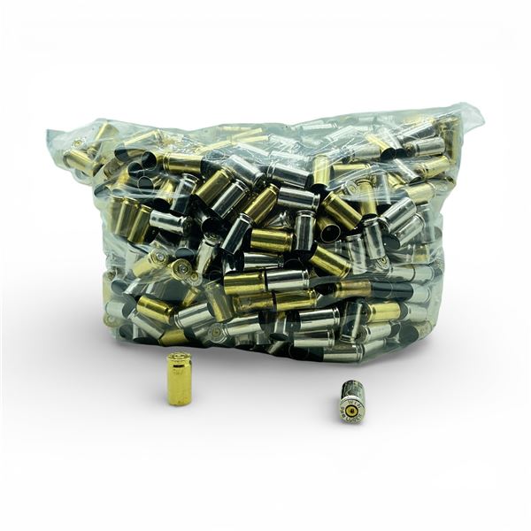 Cleaned 9 mm Nickel and Brass Cases, Approx 8 Lbs