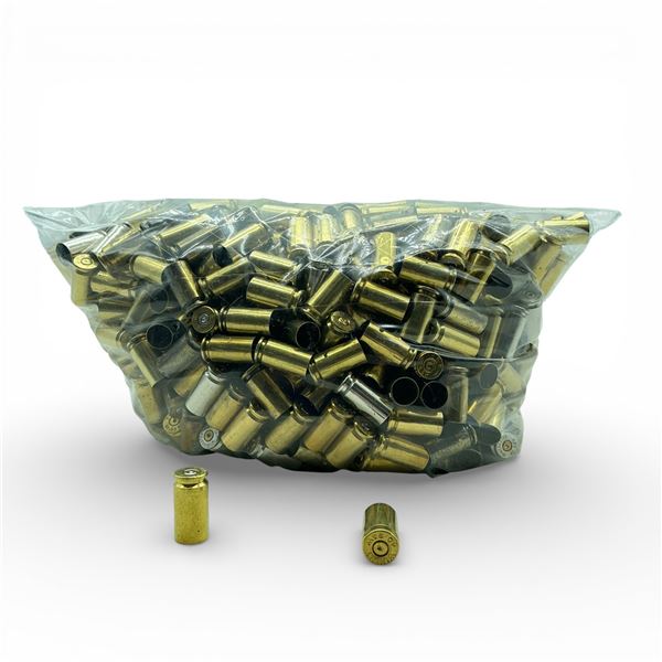 Cleaned 40 S & W Brass and Nickel Cases, Approx 6 Lbs