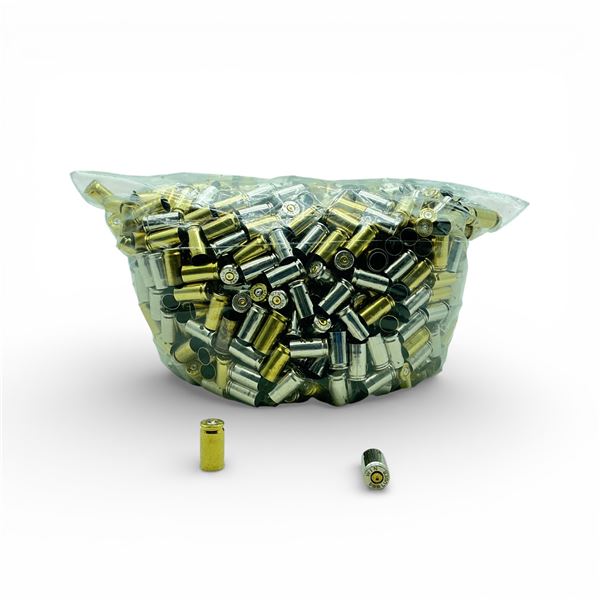 Cleaned 9 mm Brass and Nickel Cases, Approx 7 Lbs