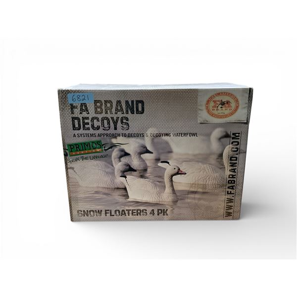 Final Approach Lastpass HD Snow Floater Decoys, 4 Pack