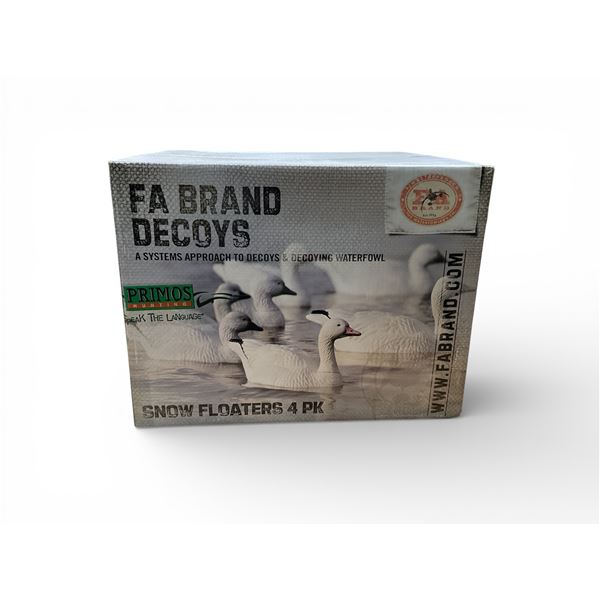 Final Approach Lastpass HD Snow Floater Decoys, 4 Pack