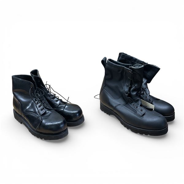 Leather Parade Boots, Size: 265/100 and Wellco Combat Boots, Size: 13 Wide