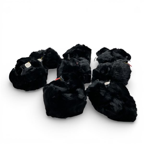 Yukon Fur Hats, Black X 8 Qty