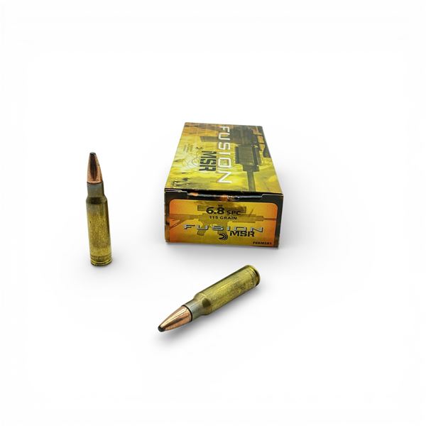 Federal Fusion MSR 6.8 SPC, 115 Grain Ammunition, 20 Rounds