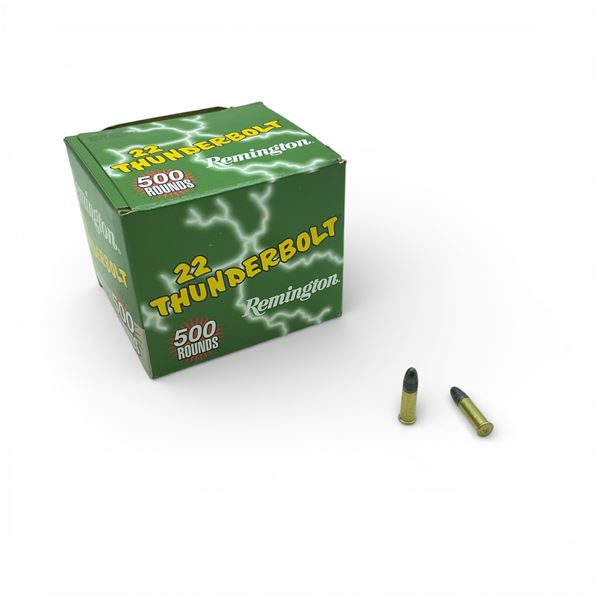 Remington Thunderbolt .22 LR, 40 Grain LRN Ammunition, 500 Rounds
