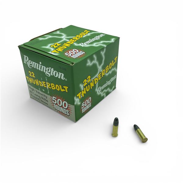 Remington Thunderbolt .22 LR, 40 Grain LRN Ammunition, 500 Rounds