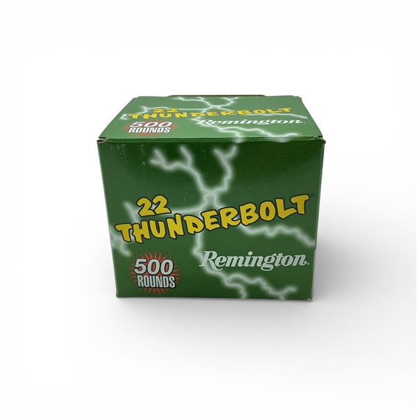 Remington Thunderbolt .22 LR, 40 Grain LRN Ammunition, 500 Rounds