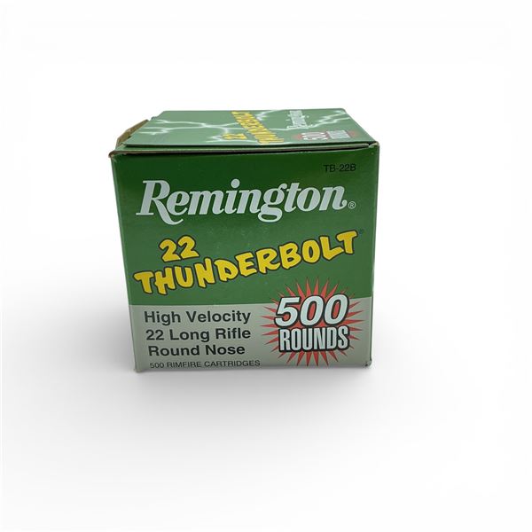 Remington Thunderbolt .22 LR, 40 Grain LRN Ammunition, 500 Rounds