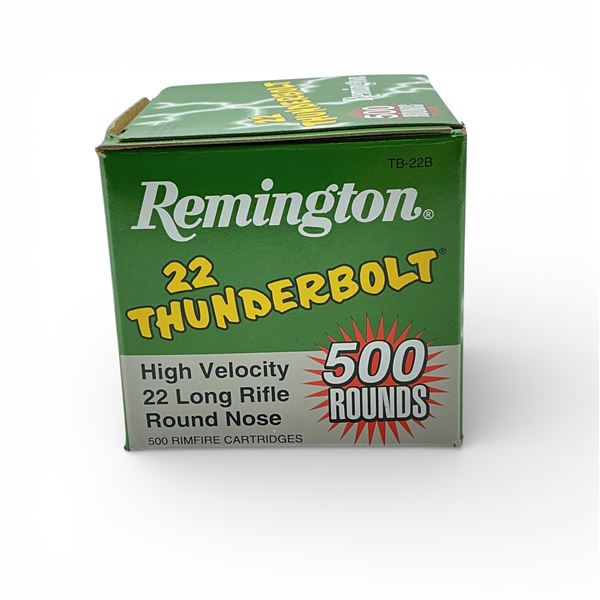 Remington Thunderbolt .22 LR, 40 Grain LRN Ammunition, 500 Rounds