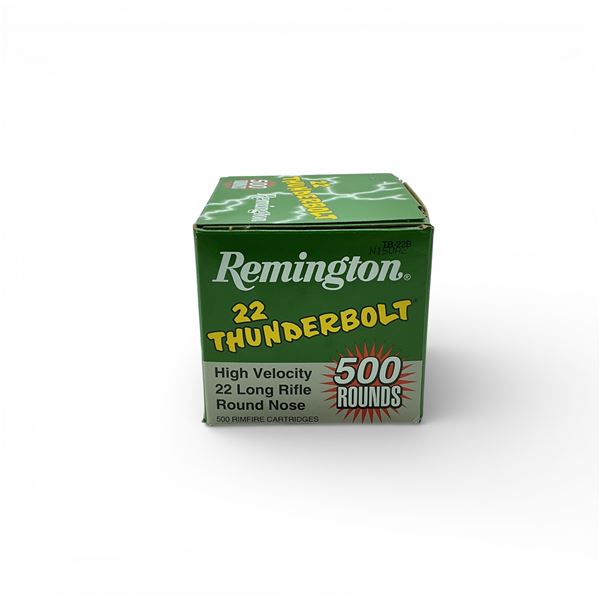 Remington Thunderbolt .22 LR, 40 Grain LRN Ammunition, 500 Rounds