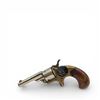 Image 2 : Colt Single Action Revolver .22 Caliber 2.5" Barrel Nickel And Brass With Wood Grips, Prohibited