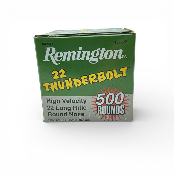 Remington Thunderbolt .22 LR, 40 Grain LRN Ammunition, 500 Rounds