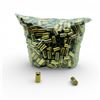 Image 1 : Cleaned 45 ACP Brass Cases, Approx 9 Lbs