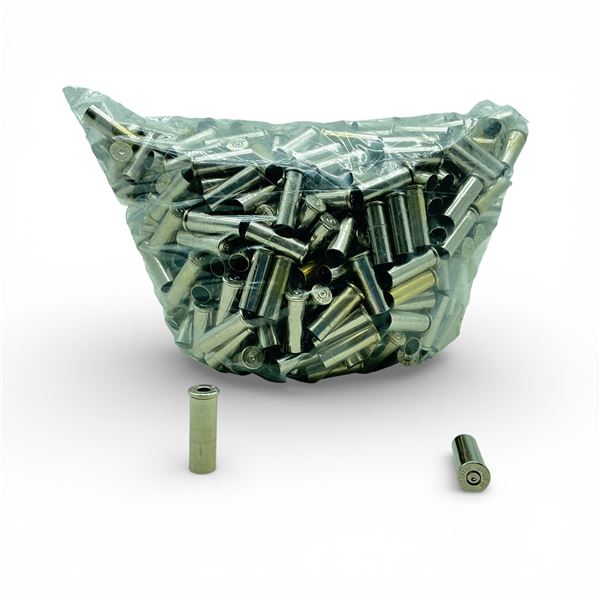 Cleaned 38 Spec Nickel Cases, Approx 6 Lbs