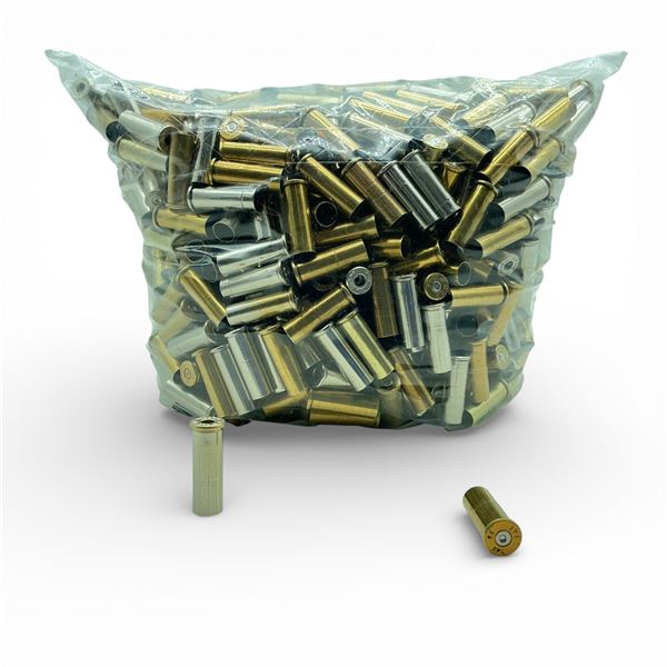 Cleaned 38 Spec Brass and Nickel Cases, Approx 7 Lbs