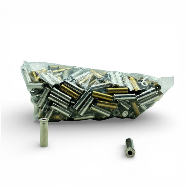 Cleaned 357 Mag Brass and Nickel Cases, Approx 3 Lbs