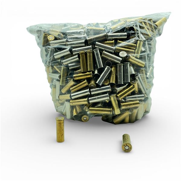 Cleaned 38 Spec Brass and Nickel Cases, Approx 8 Lbs