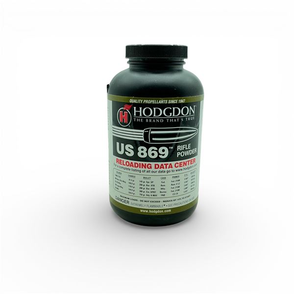 Hodgdon US 869 Rifle Reloading Powder, Approx 1 Lb