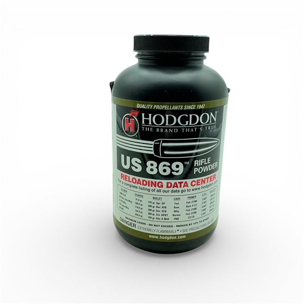 Hodgdon US 869 Rifle Reloading Powder, Approx 1 Lb