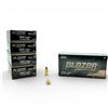 Image 1 : CCI Blazer Brass 9 mm 115 Grain FMJ Ammunition, 250 Rounds