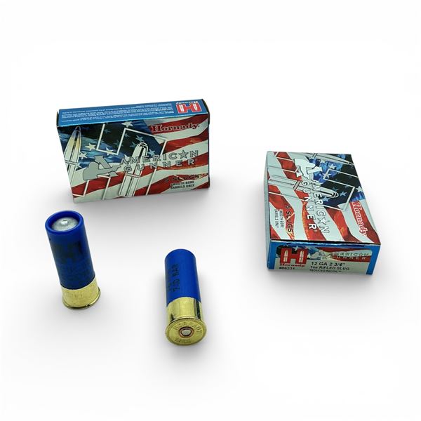 Hornady American Gunner 12 Ga, 2-3/4", 1 oz Rifled Slug Reduced Recoil Ammunition, 10 Rounds