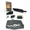 Image 1 : Assorted Firearm Parts and Accessories and 12" Leather Knife Sheath