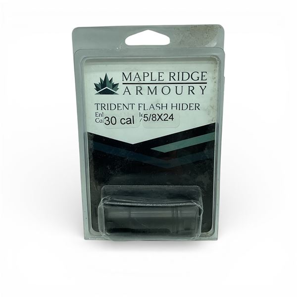 Maple Ridge Armory Trident Flash Hider for 30 Cal, 5/8x24 Thread, New