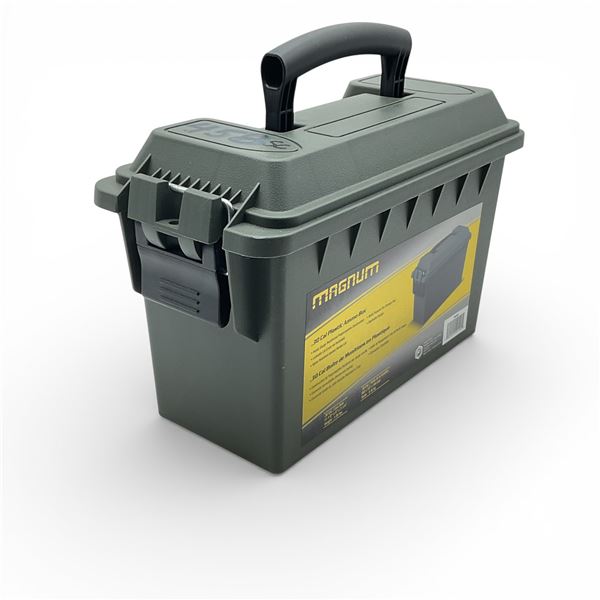 Magnum .30 Cal Plastic Ammo Box, 11.5" x 5" x 7.25"