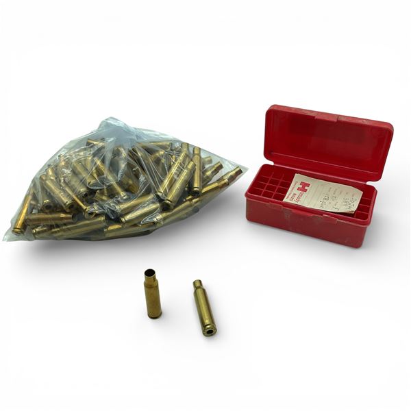 Cleaned and Deprimed 308 Win Brass Cases, Approx 2 Lbs and Pistol Shell Holder