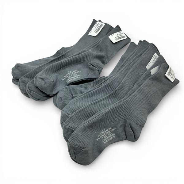65% Wool/ 28% Nylon Liner Socks X 12 Qty