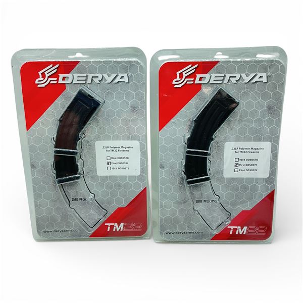 Lyman TM22 .22 LR, 15 Round Polymer Magazine X 2 Qty