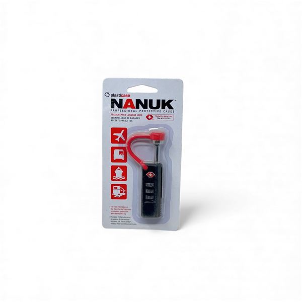 Nanuk TSA Accepted Combination Luggage Lock, New