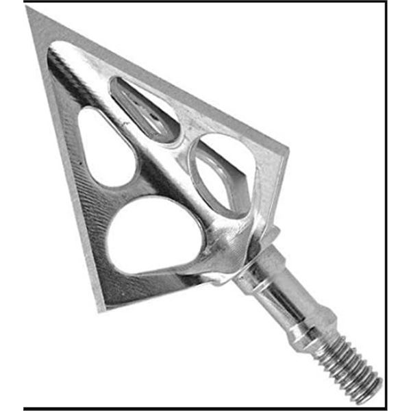 Muzzy Fixed 100 Grain 3-Blade Broadheads, 1-1/8" Cut, 3 Pack, New