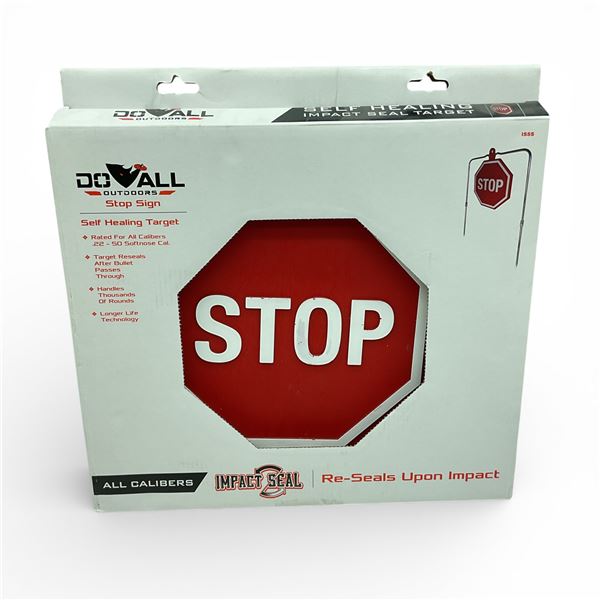 Do All Outdoors Stop Sign Self Healing Target, All Caliber, New