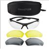Image 1 : Champion Ballistic Shooting Glasses with 3 Interchangeable Lens Set and Case, New