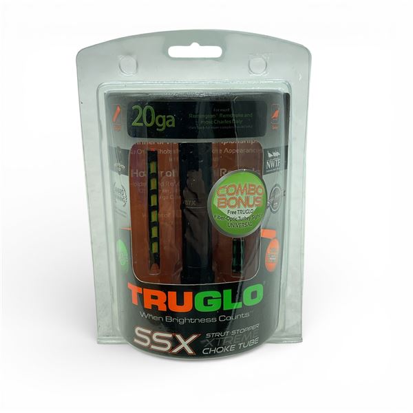 TruGlo Strut Stopper Extreme 20 Ga Choke Tube with Turkey Sight, for Remington RemChoke, New