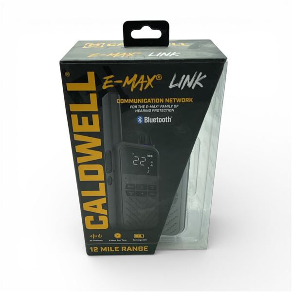 Caldwell E-Max Link Bluetooth Communication Network Radio, New