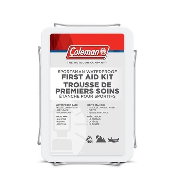 Coleman Sportsman Waterproof 129 Piece First Aid Kit, New