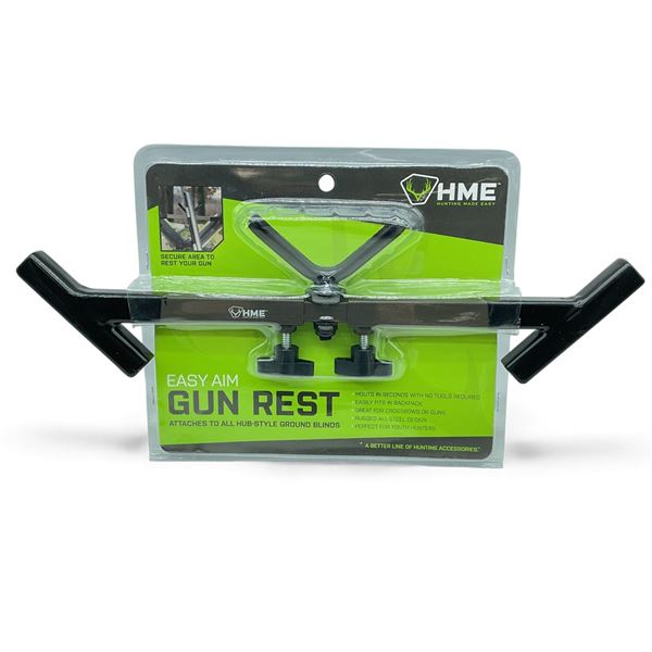 HME Easy Aim Gun Rest for all Hub-Style Ground Blinds, New