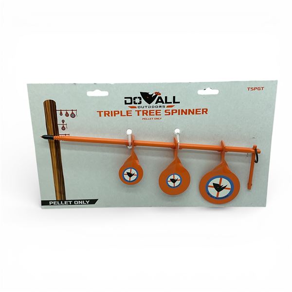 Do All Outdoors Triple Tree Spinner, Pellet Only Target, New