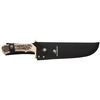 Image 2 : Winchester Simulated Stag Bowie Knife, 13.75" Fixed Blade Knife with Belt Sheath, New