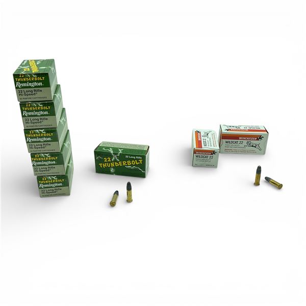 Remington Thunderbolt and Winchester Wildcat 22 LR High Speed Ammunition, 400 Rounds